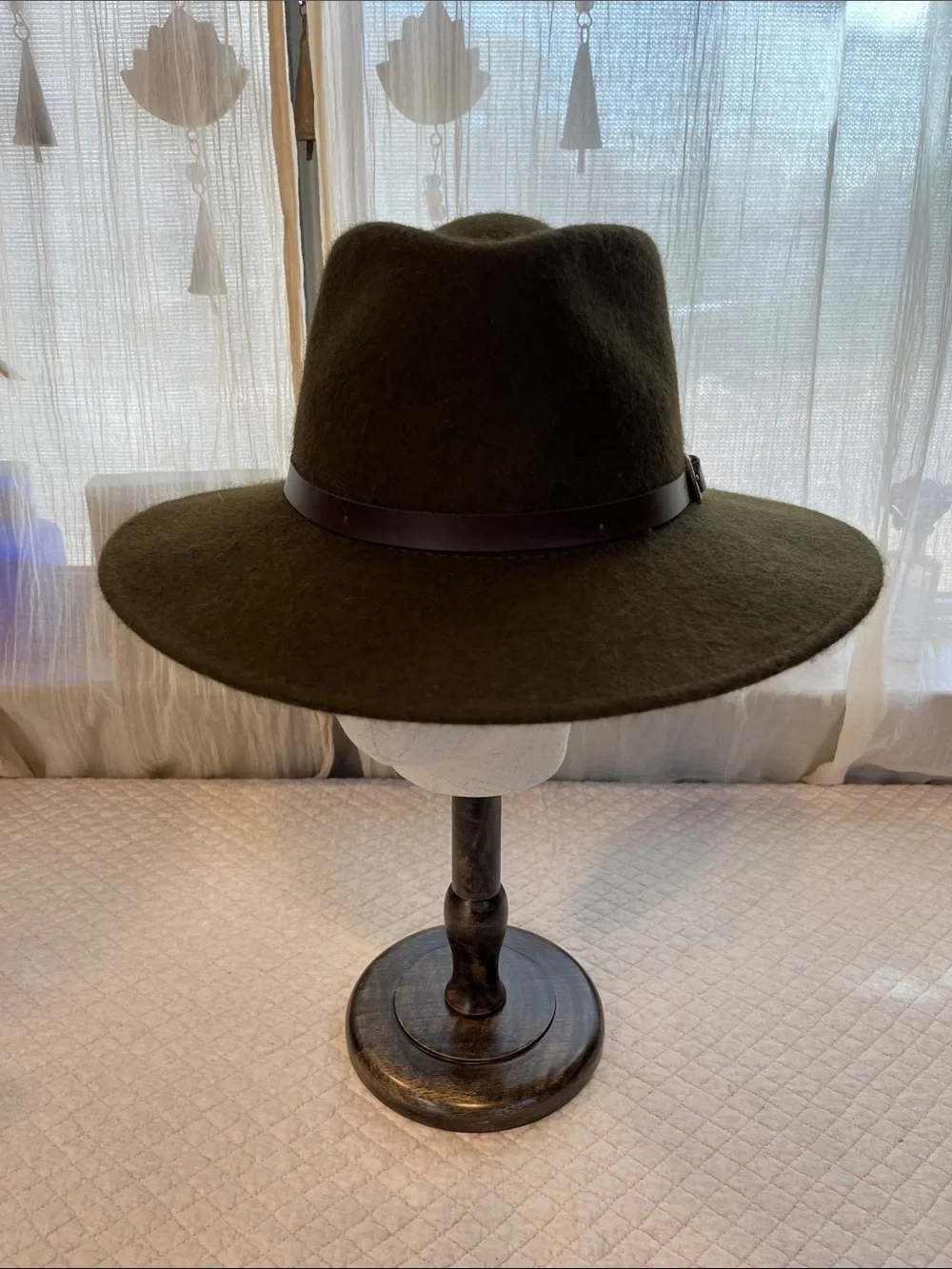 BORGES & SCOTT fedora wool and alpaca hat